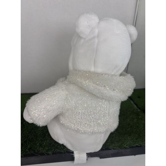 Snowflake Winnie The Pooh Plush 12” Disney Store Winter Silver. *Pre-Owned* - Picture 5 of 7